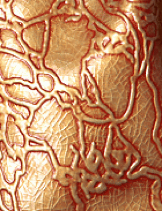 Struktur Latex Lava Gold on Red